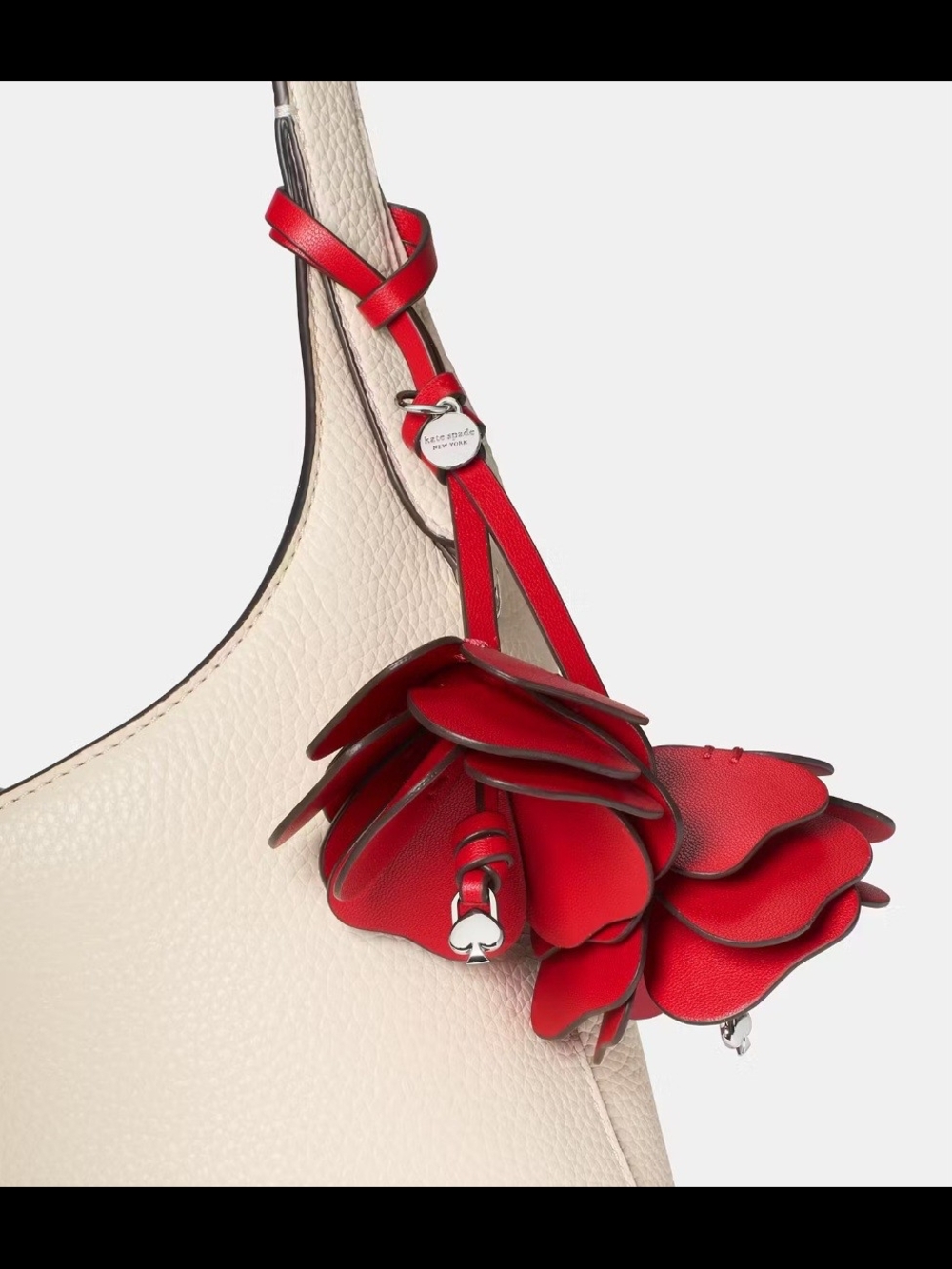 Kate Spade 3D Flowers Bag Charm - Picture 2 of 2
